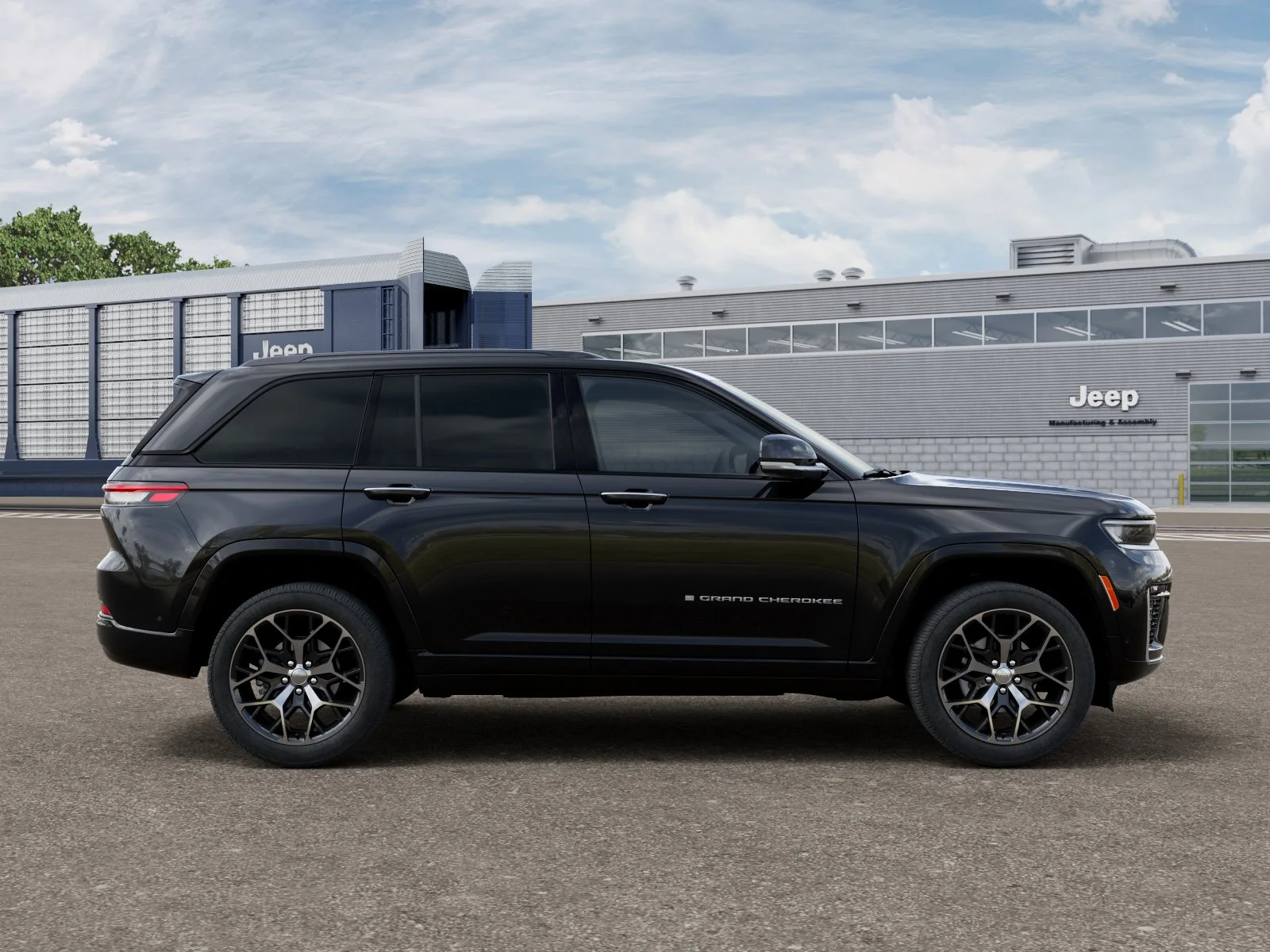 New 2026 Diamond Black Crystal Pearl-Coat Exterior Paint Jeep Summit image 12