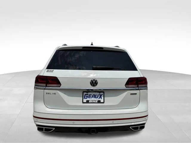 Used 2021 White Volkswagen 3.6L V6 SEL Premium R-Line image 11