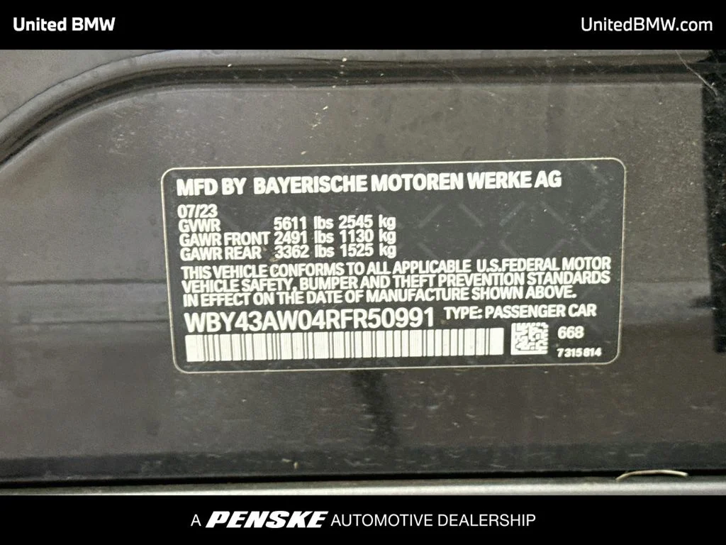 Certified Used 2024 Jet Black BMW eDrive35 image 22