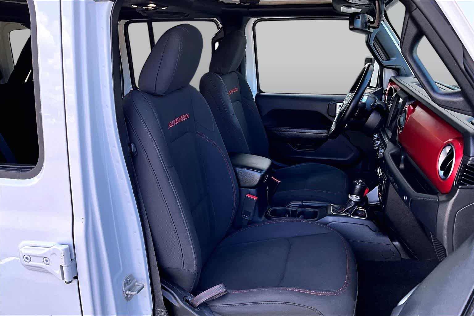 Used 2022 Bright White Clearcoat Jeep Unlimited Rubicon image 7