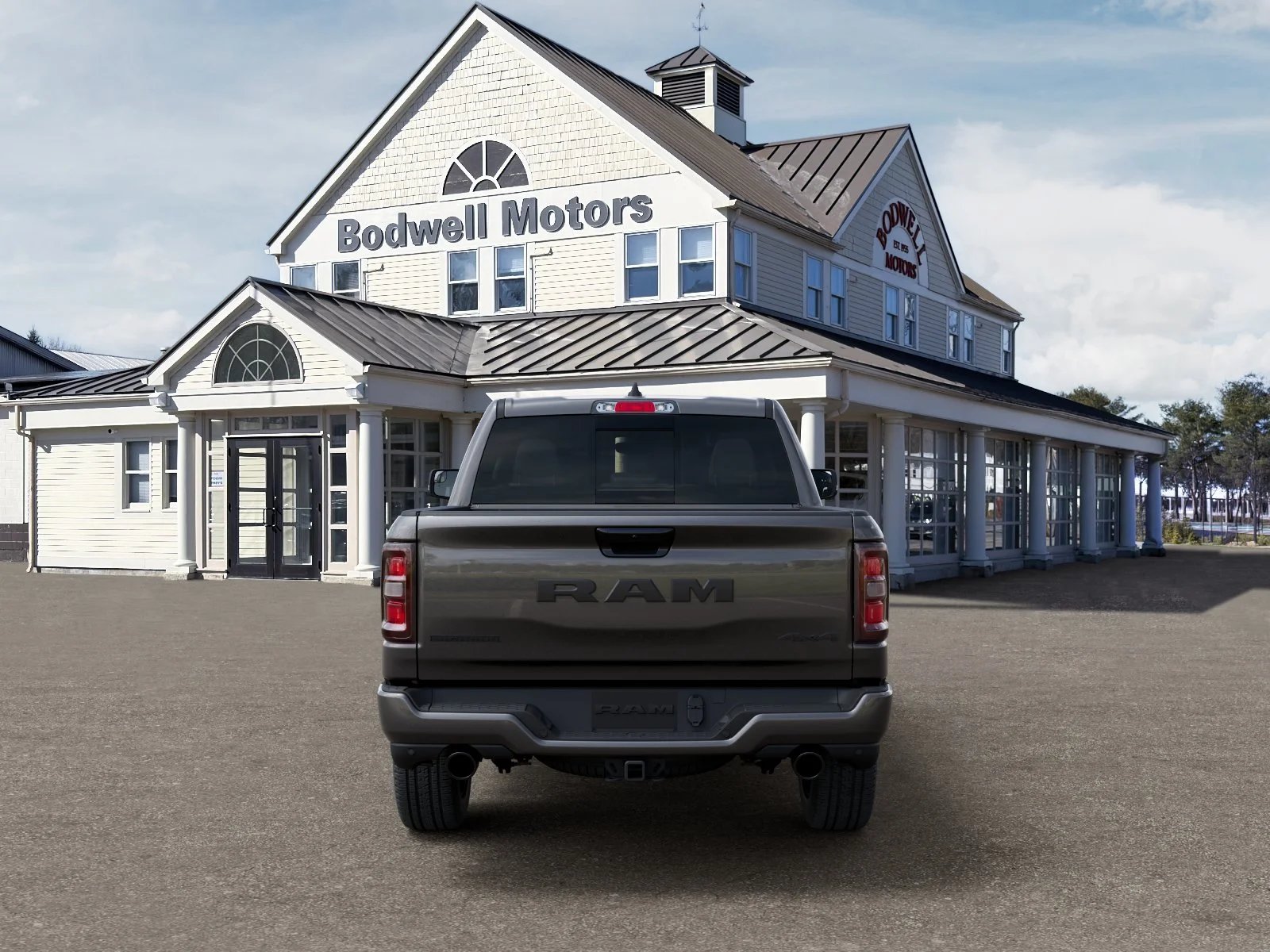 New 2026 Granite Crystal Metallic Clear-Coat Exterior Paint RAM Big Horn Quad Cab 4x2 6