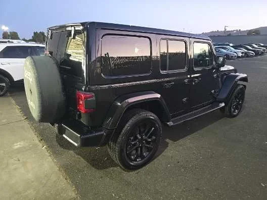 Used 2021 Black Clearcoat Jeep Unlimited Sahara High Altitude image 4