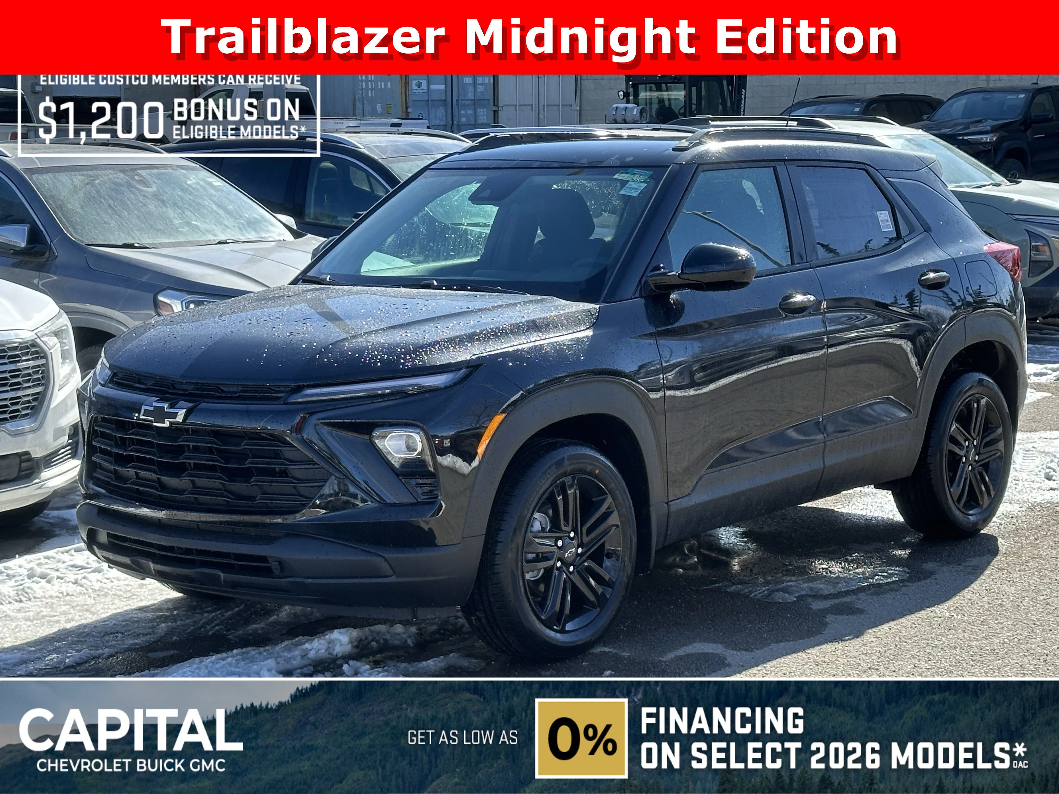 New 2026 Mosaic Black Metallic Chevrolet LT image 1