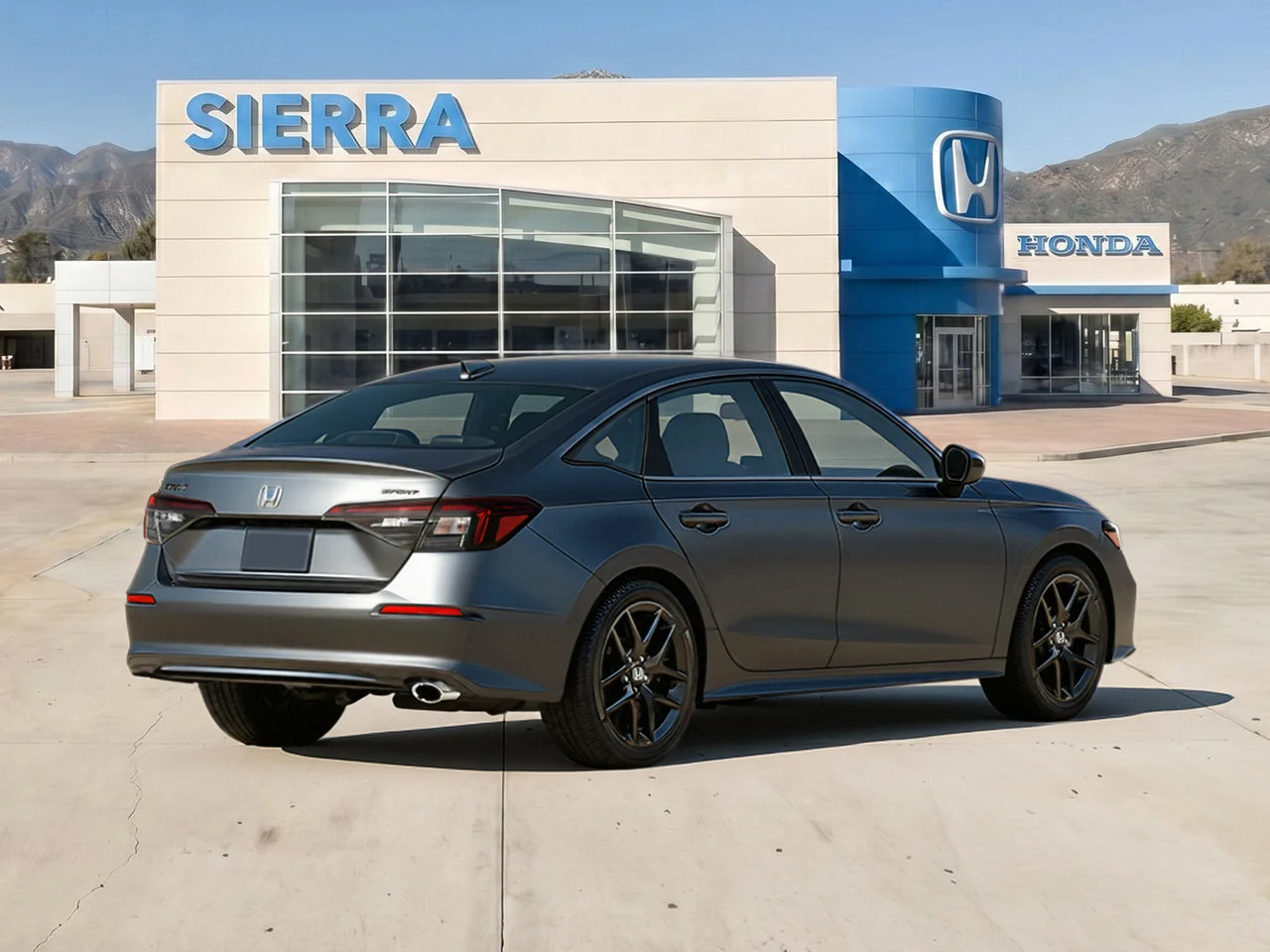 New 2026 Meteorite Gray Metallic Honda 2WD SPORT image 3