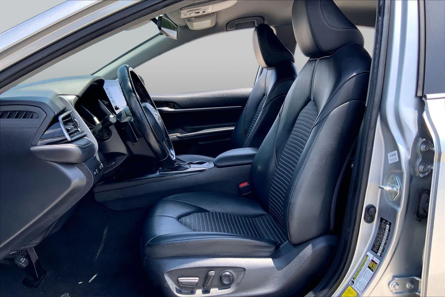 Used 2021 Celestial Silver Metallic Toyota SE image 8