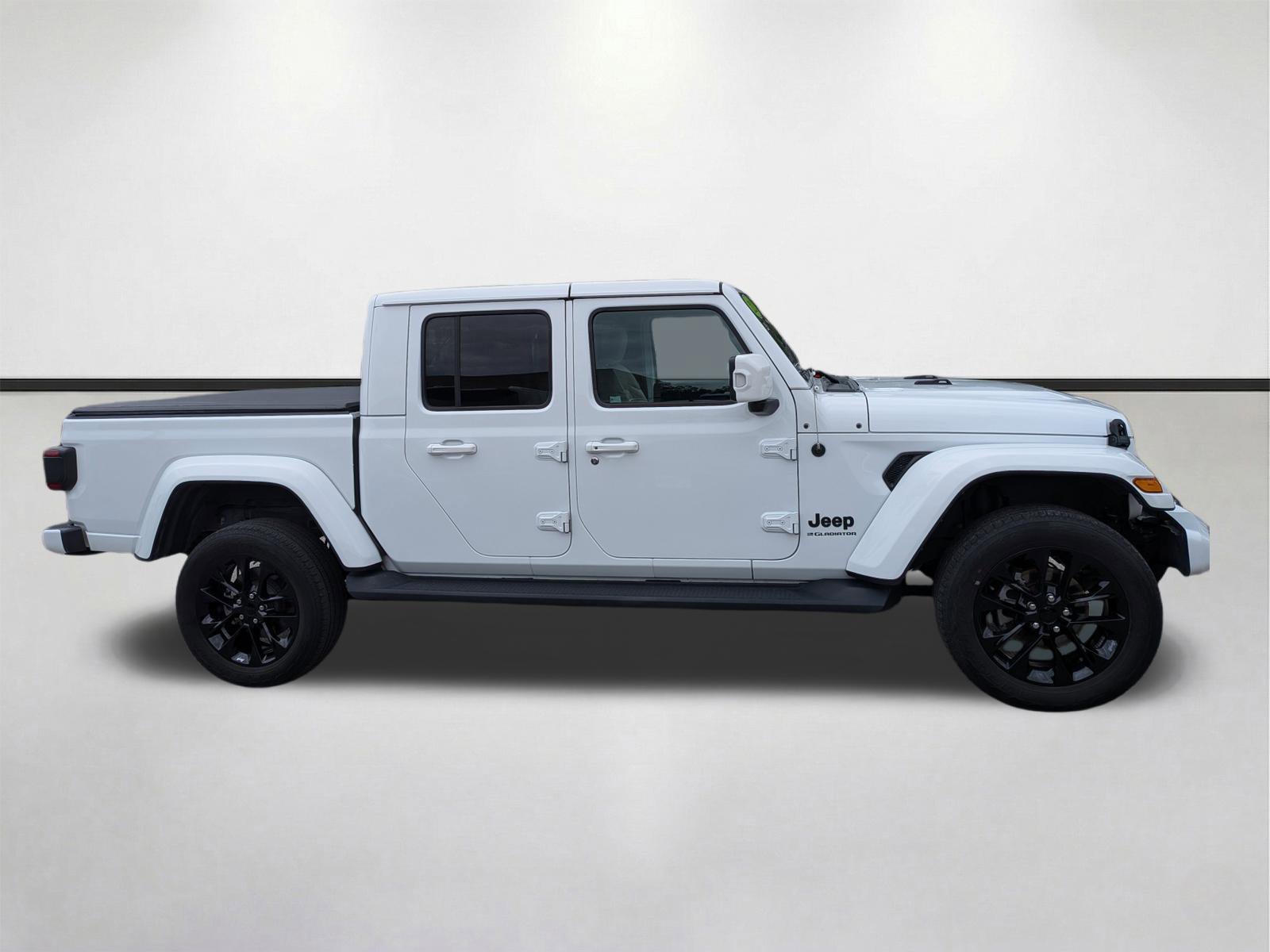 Used 2023 Bright White Clearcoat Jeep High Altitude image 3