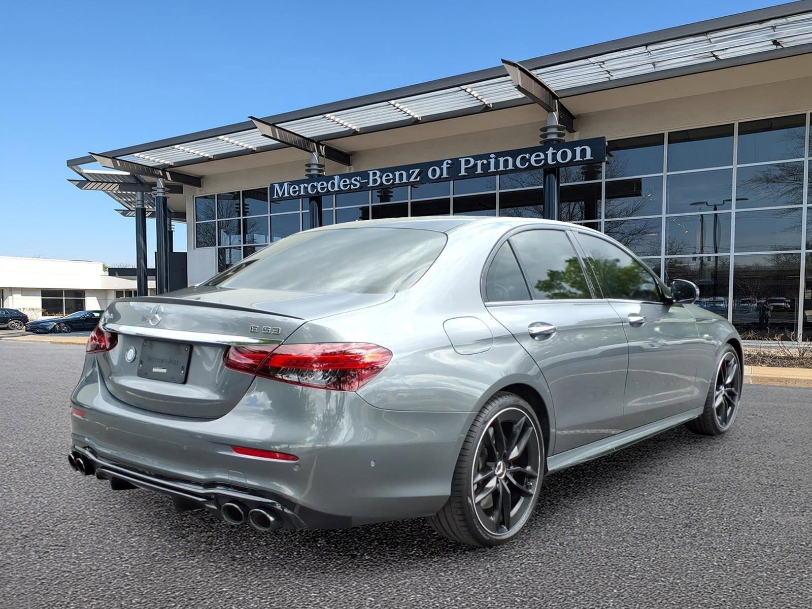 Certified Used 2022 Selenite Grey Metallic Mercedes-Benz AMG® E 53 4MATIC+ Sedan image 3
