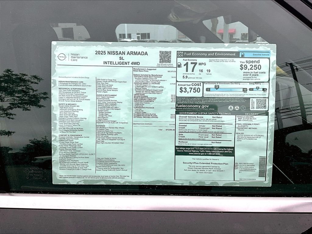 New 2025 Black Nissan SL image 18