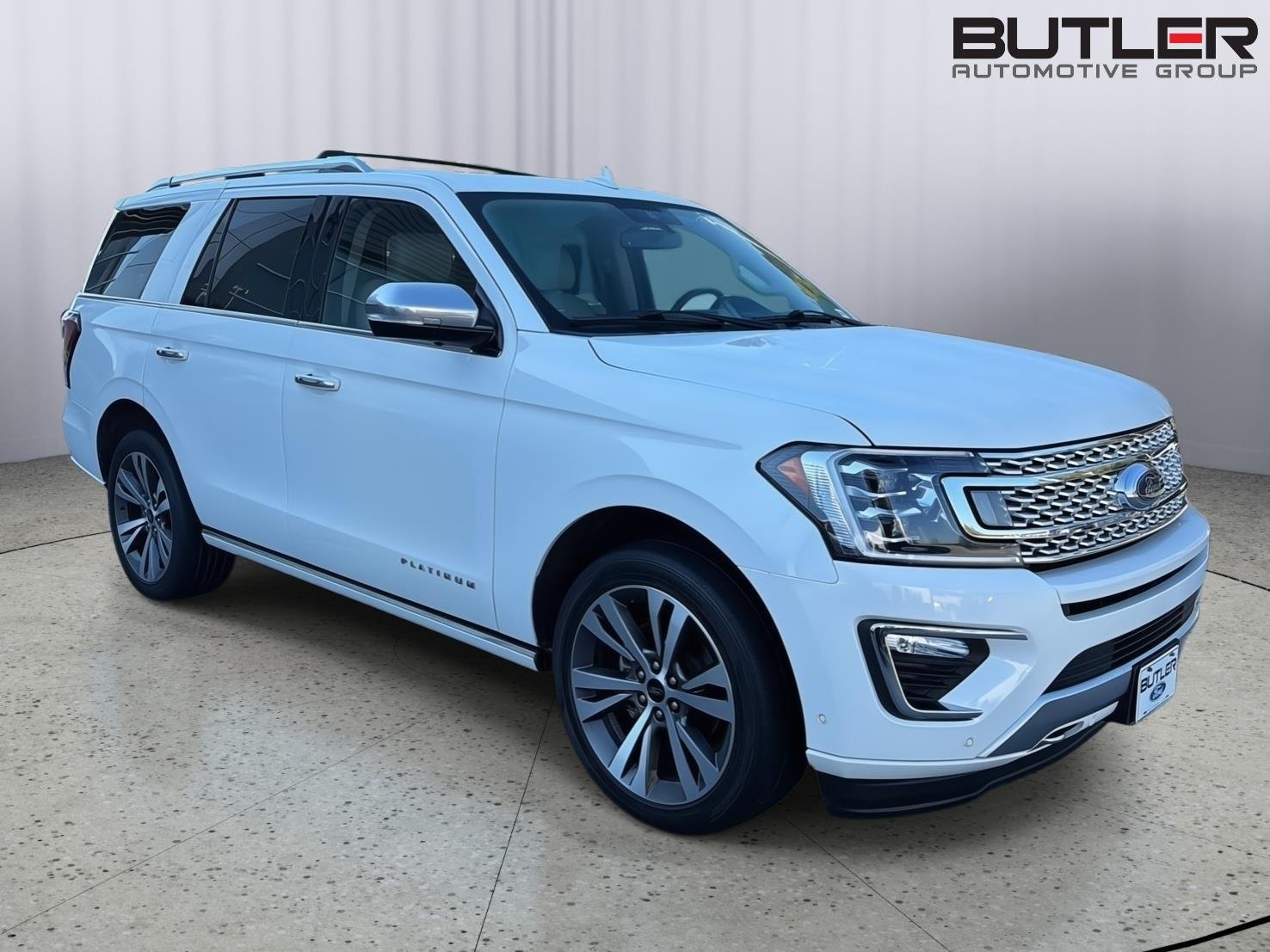 Used 2021 Star White Metallic Tri-Coat Ford Platinum image 8