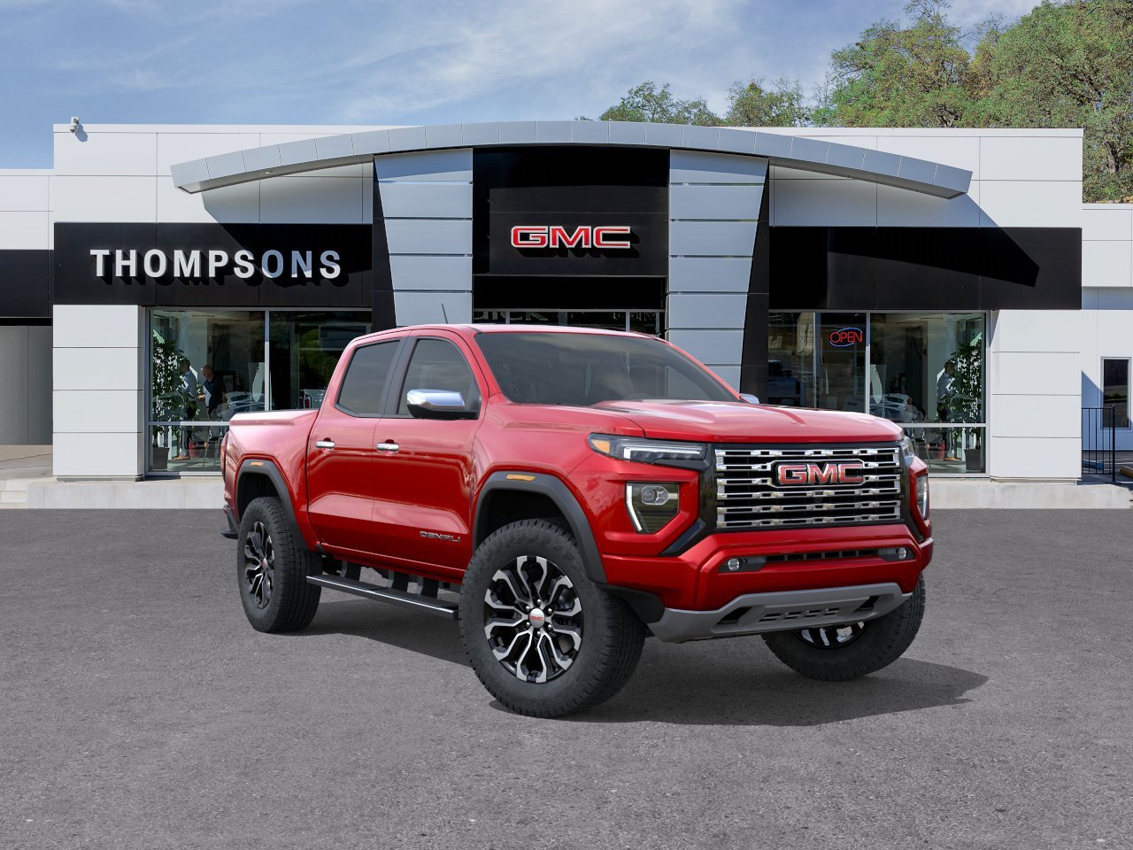 New 2026 Volcanic Red Tintcoat GMC Denali image 1