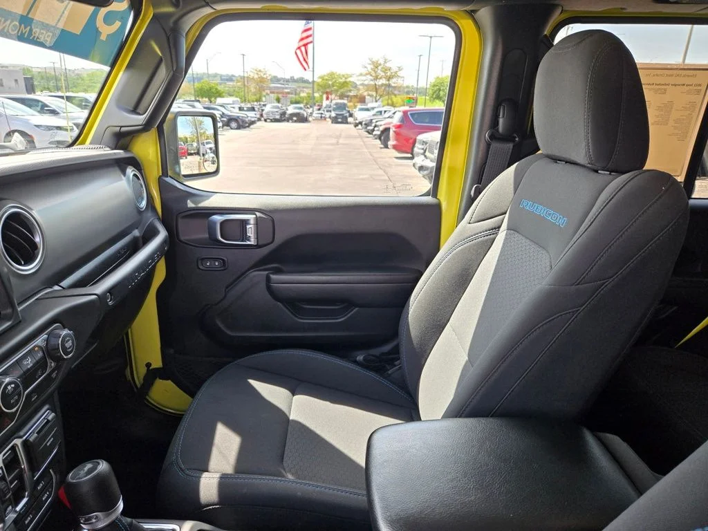 Used 2022 Yellow Jeep Unlimited Rubicon 4xe image 26