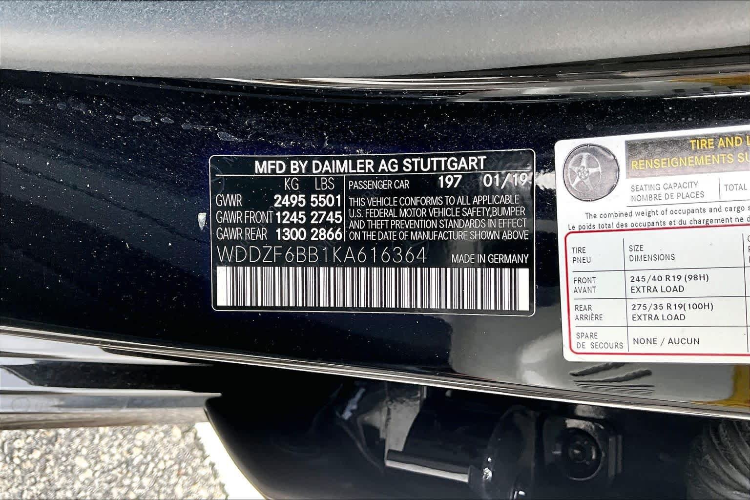 Used 2019 Obsidian Black Metallic Mercedes-Benz AMG® E 53 image 37