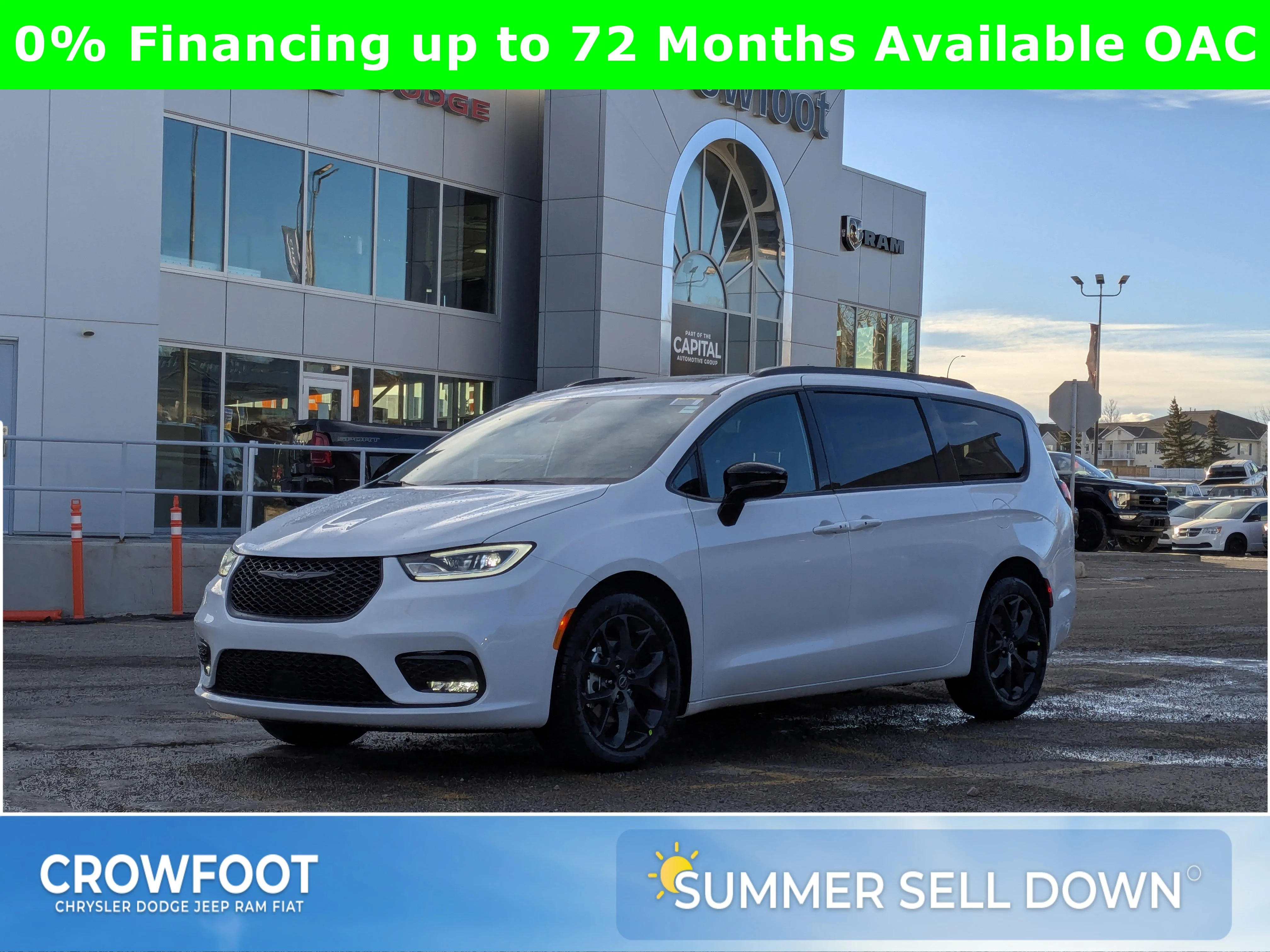 New 2026 White Chrysler Select - - Full Sunroof - S Appearance Package - 20 Foreshadow Wheels - Stow n Go & More image 1