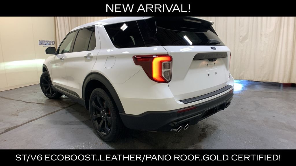 Certified Used 2022 White Metallic Ford ST image 5
