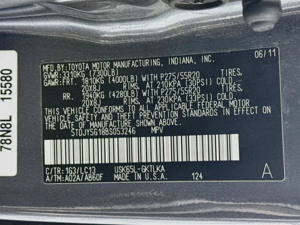 Used 2011 Magnetic Gray Metallic Toyota Limited image 36
