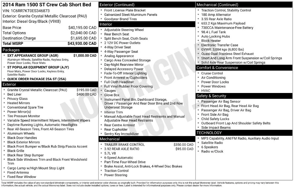 Used 2014 Gray Ram Tradesman image 2