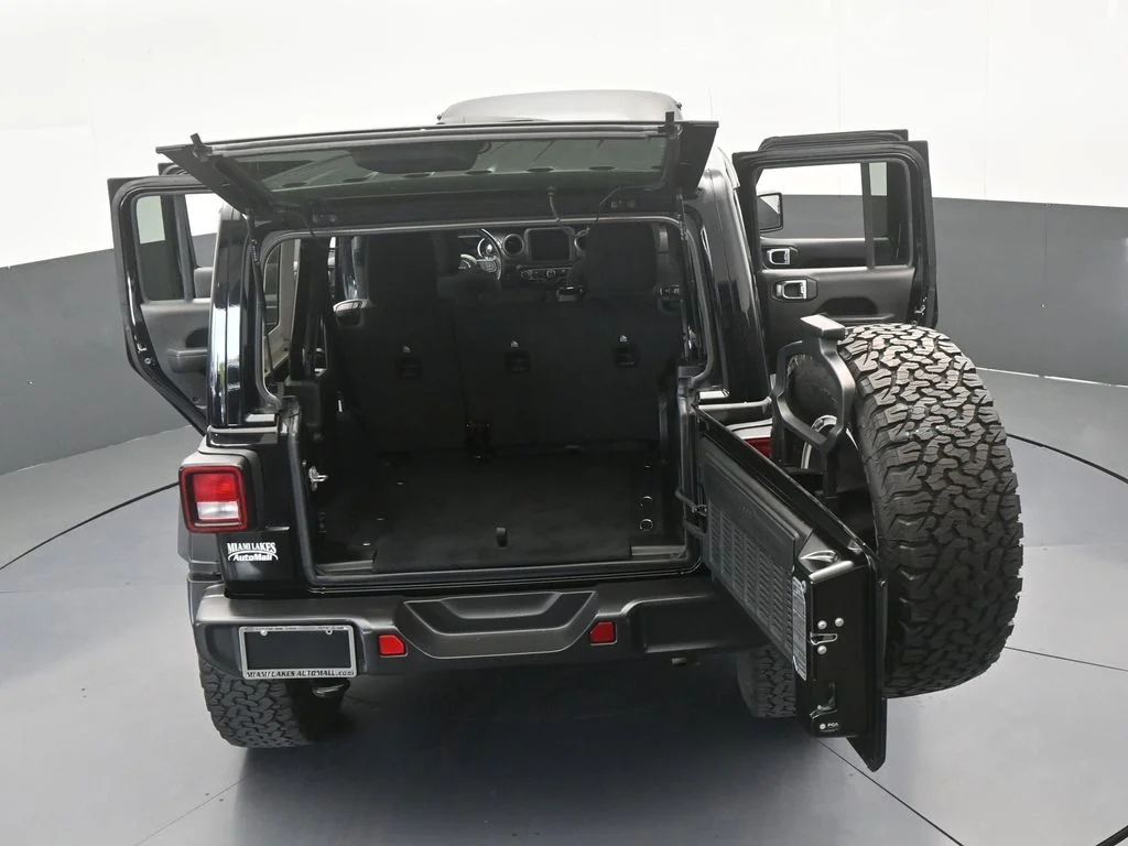 Used 2022 Black Clearcoat Jeep Unlimited Sport image 68