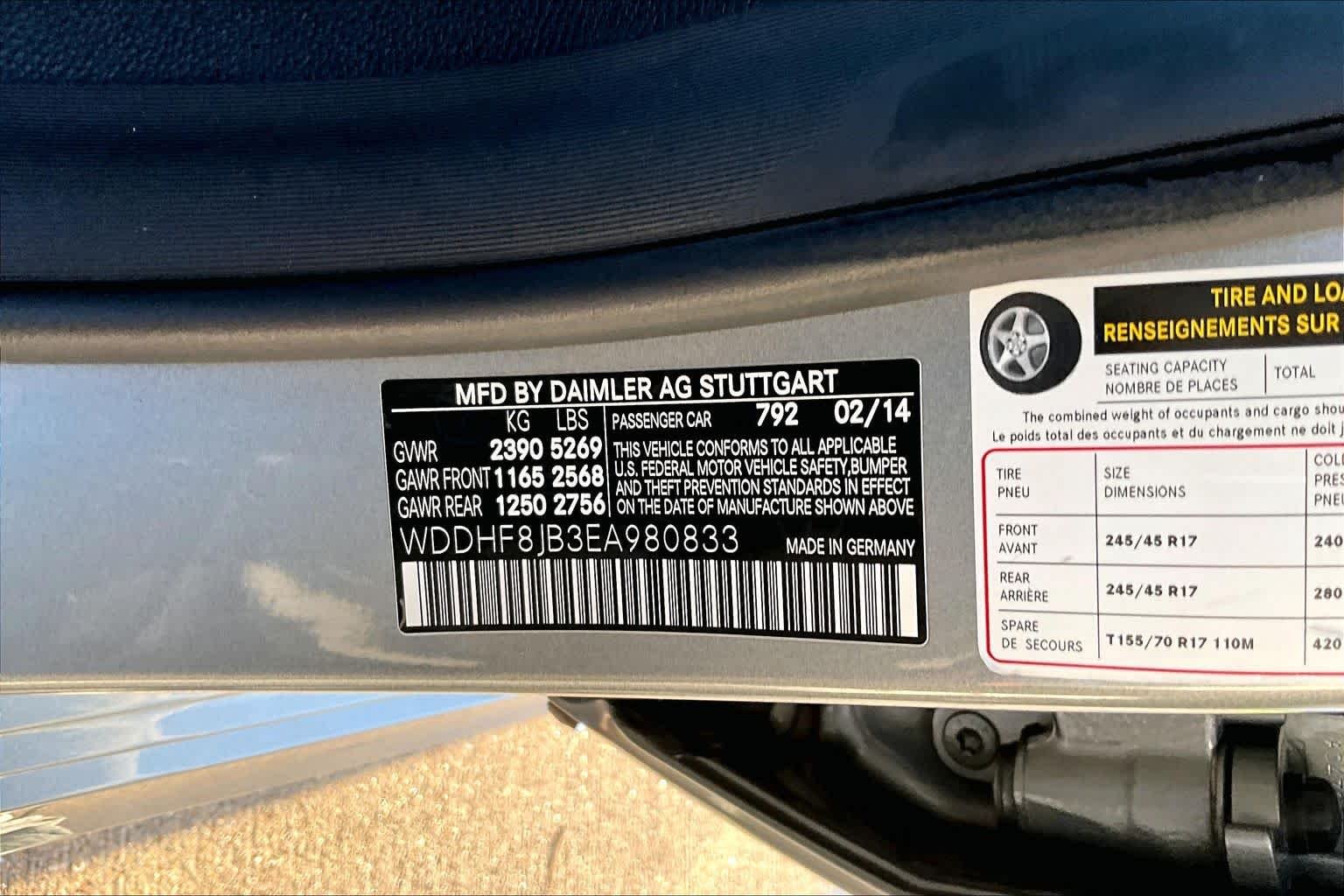 Used 2014 Palladium Silver Metallic Mercedes-Benz E 350 Luxury image 31