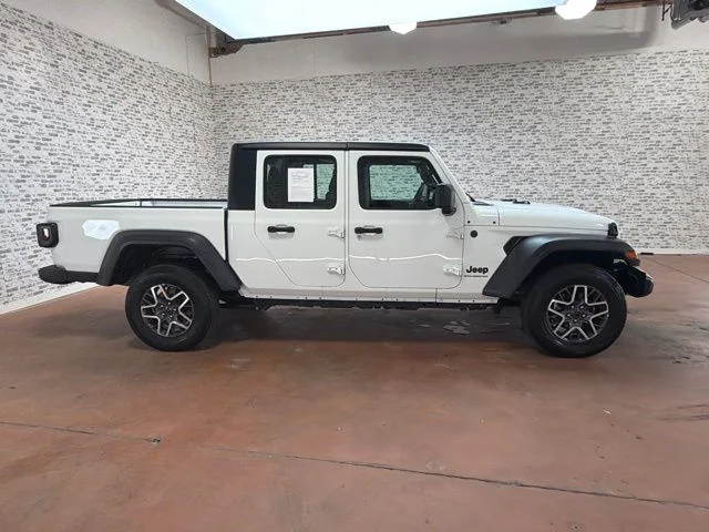 Used 2024 Bright White Clearcoat Jeep Sport image 8