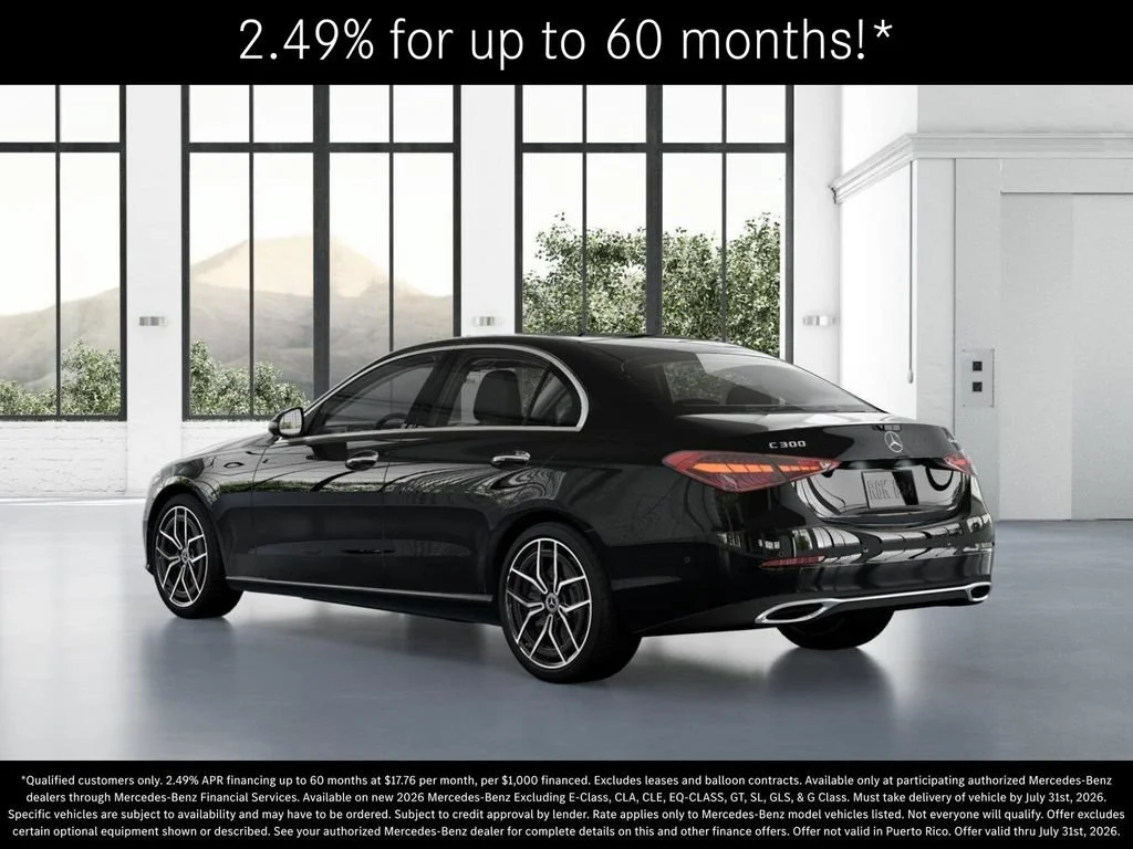 New 2026 Black Mercedes-Benz C 300 image 71