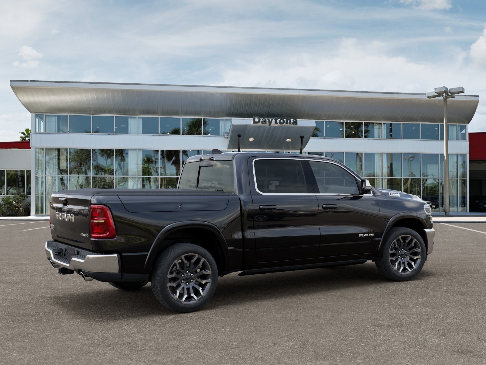 New 2026 Diamond Black Crystal Pearl-Coat Exterior Paint RAM Limited Longhorn image 4
