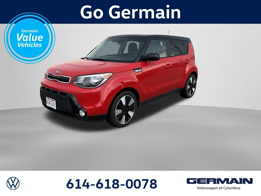 Used 2016 Red Kia Plus image 1