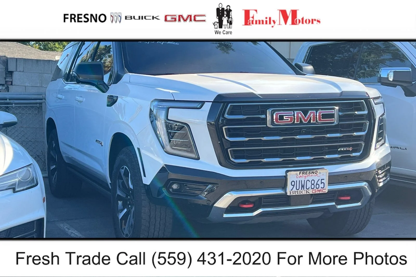 Used 2025 Summit White GMC AT4 image 3