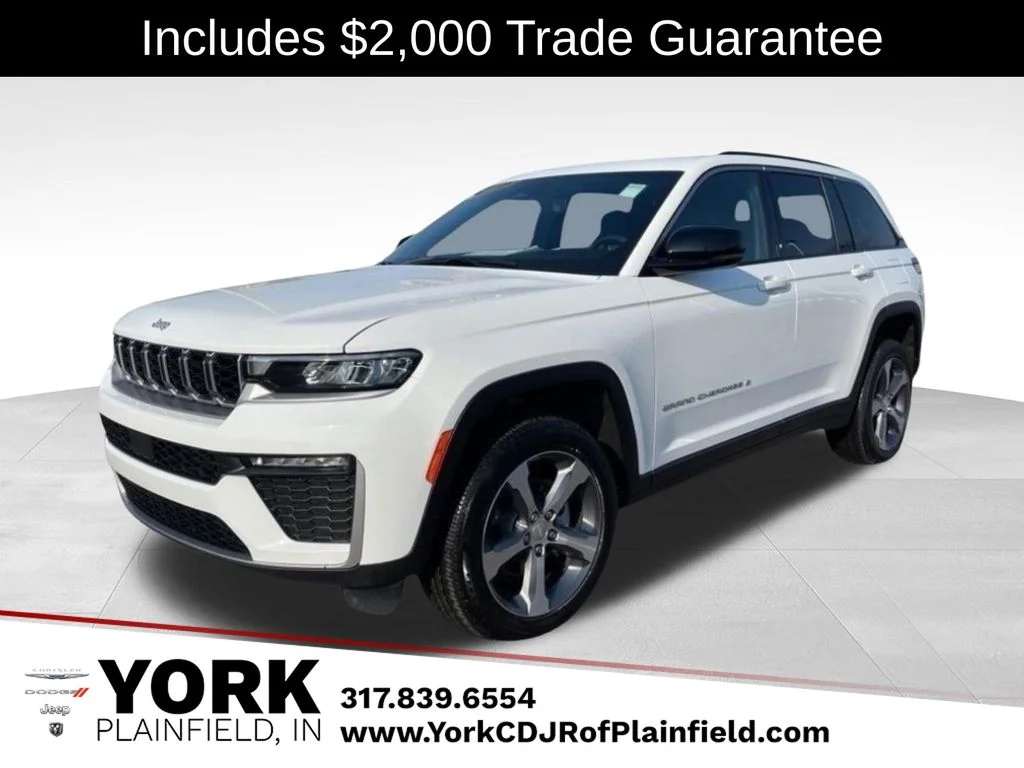 New 2026 Bright White Clear-Coat Exterior Paint Jeep Limited image 1
