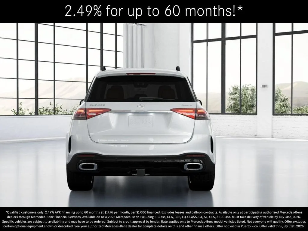 New 2026 MANUFAKTUR Moonlight White Metallic Mercedes-Benz GLE 450 image 67