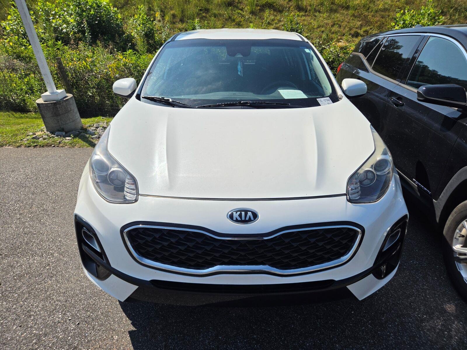 Used 2021 White Kia LX image 2