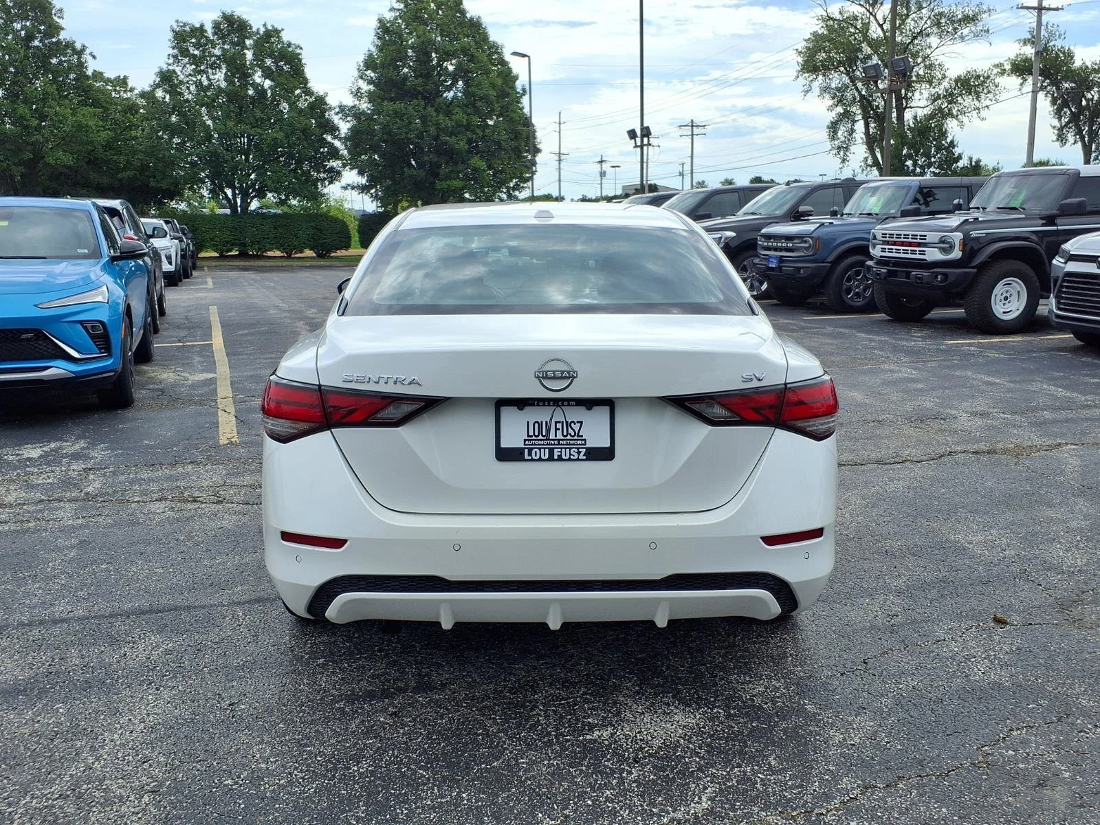 Used 2024 Aspen White Tricoat Nissan SV image 25