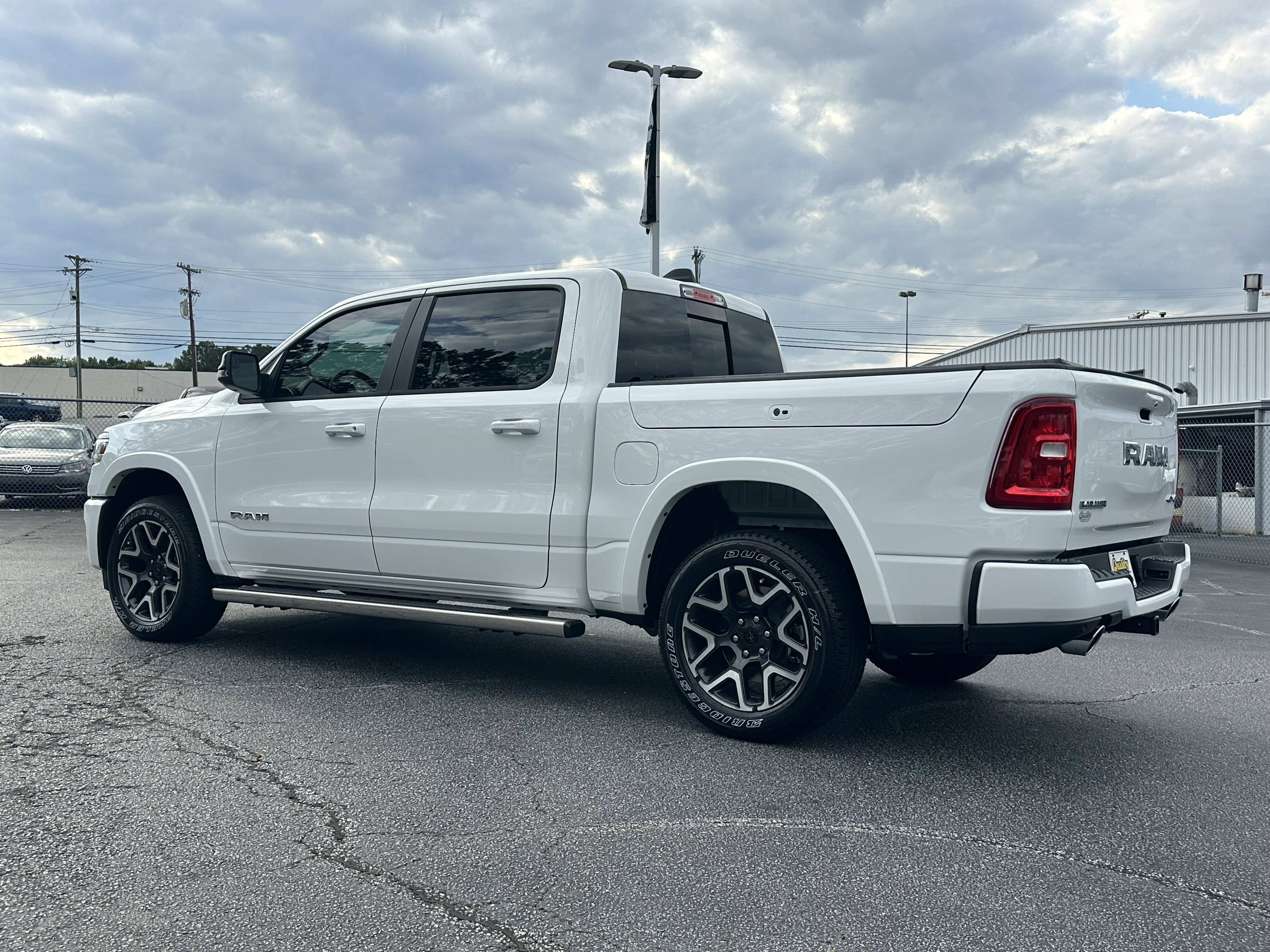 New 2026 Bright White Clear-Coat Exterior Paint RAM Laramie image 6