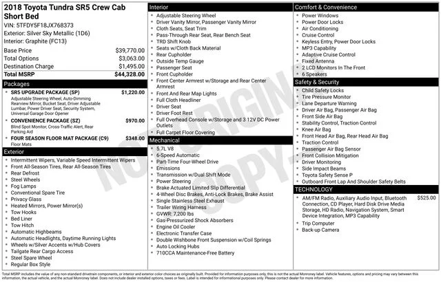 Used 2018 Silver Toyota SR5 image 69