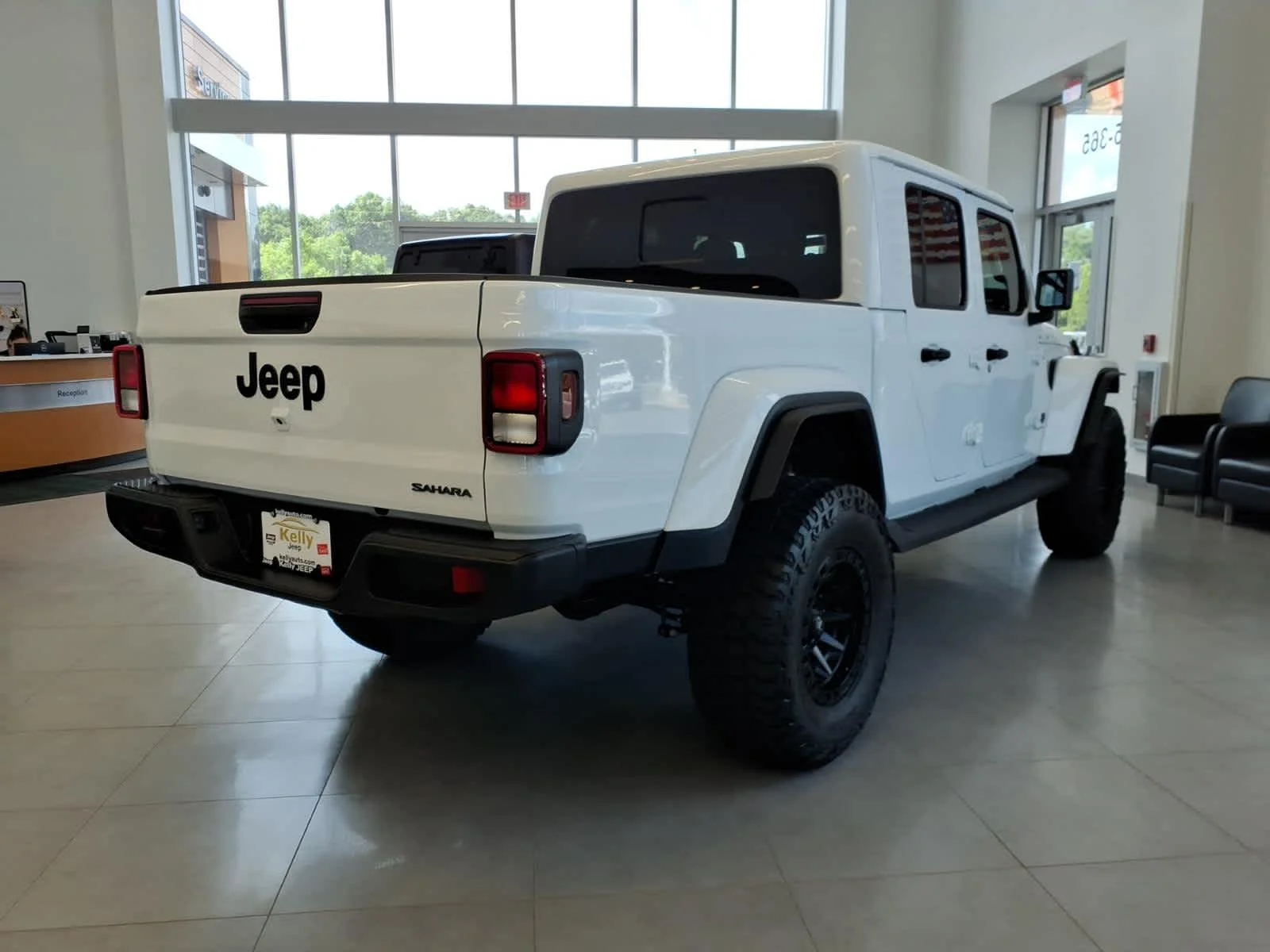 New 2026 Bright White Clearcoat Jeep Sahara image 2