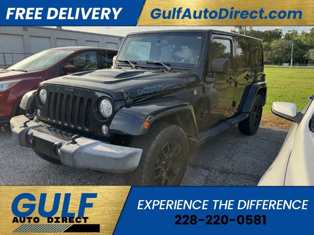 Used 2017 Black Jeep Unlimited Sahara image 4