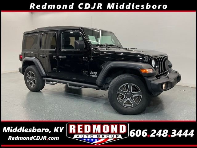 Used 2020 Black Jeep Unlimited Sport S image 1