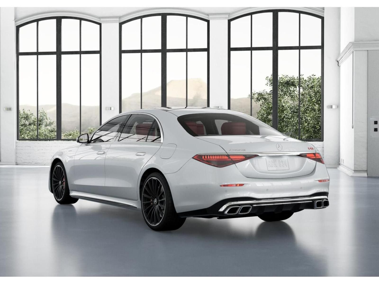 New 2026 MANUFAKTUR Moonlight White Metallic Mercedes-Benz S 63 E AMG® image 30
