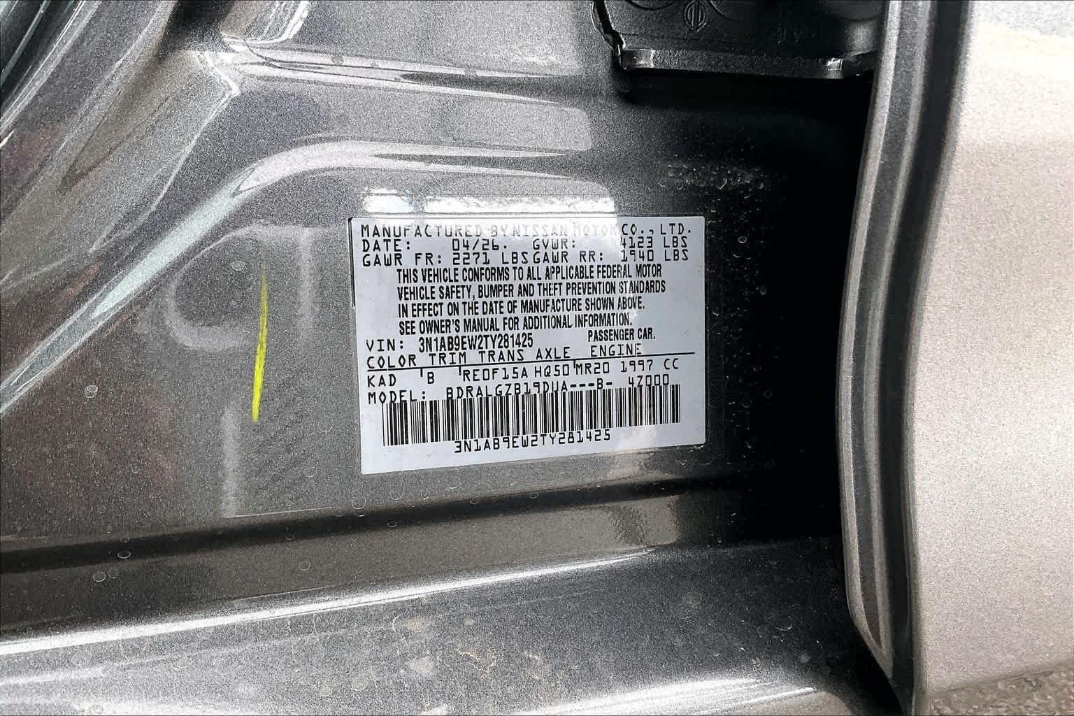 New 2026 Gun Metallic Nissan SL image 14