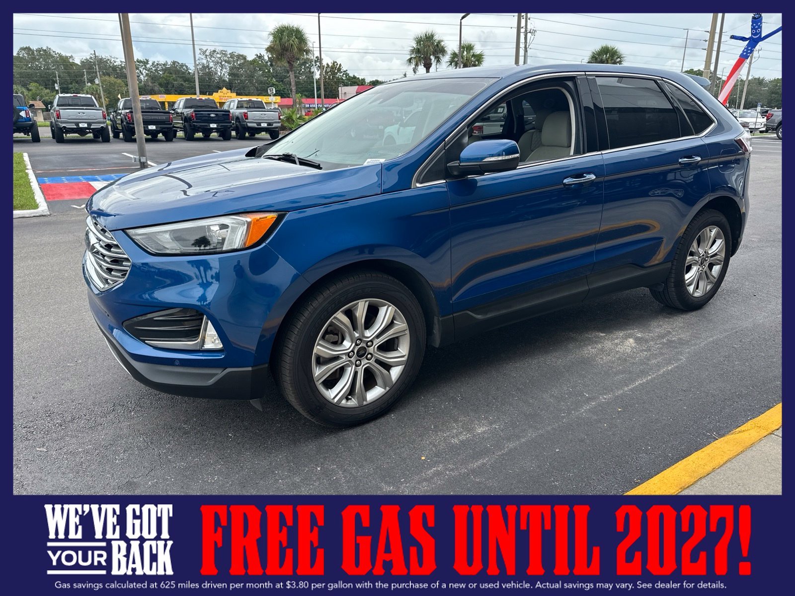 New 2023 Blue Ford Titanium image 8