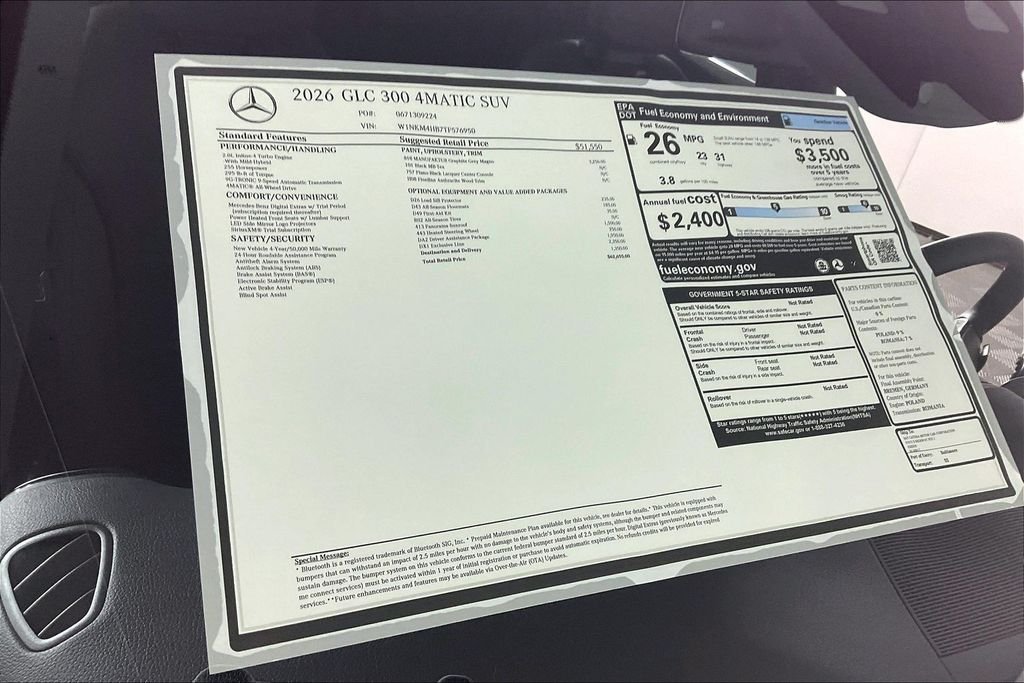New 2026 MANUFAKTUR exclusive graphite grey magno Mercedes-Benz GLC 300 image 13