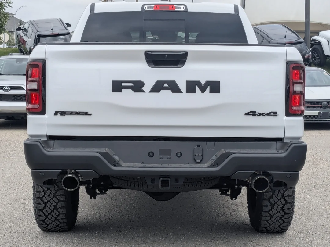 New 2026 White RAM Rebel - - 5.7L HEMI V8 - Rebel Level 1 Equip Grp - Trailer Brake Ctrl - Steel Sport Hood & More! image 7