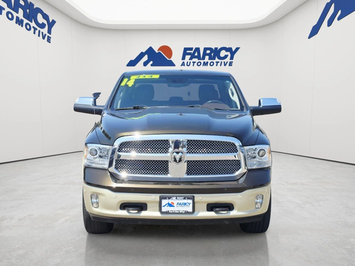Used 2014 Black Gold Pearlcoat Ram Longhorn image 2
