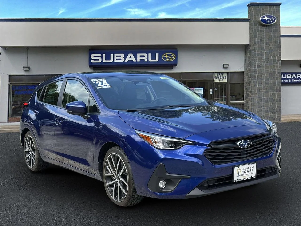 Used 2024 Sapphire Blue Pearl Subaru Sport 5-Door image 1