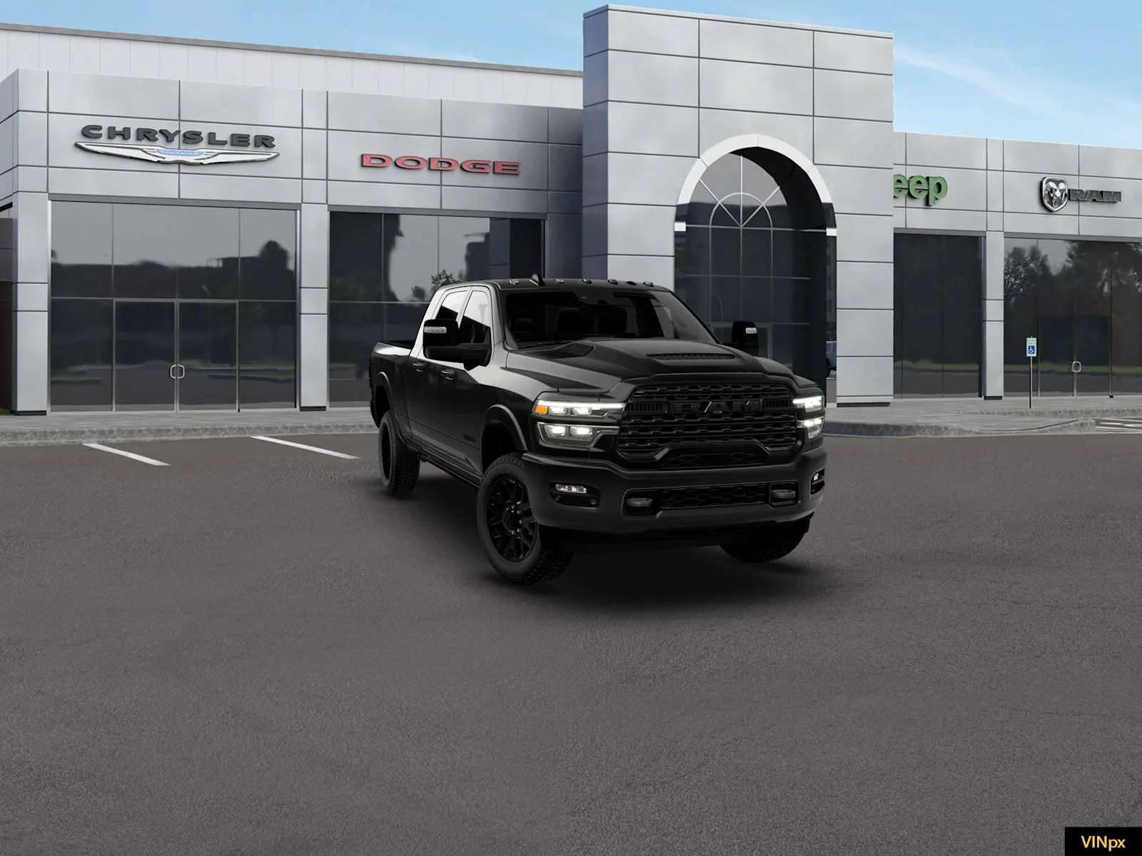 New 2026 Diamond Black Crystal Pearl-Coat Exterior Paint RAM Limited image 16