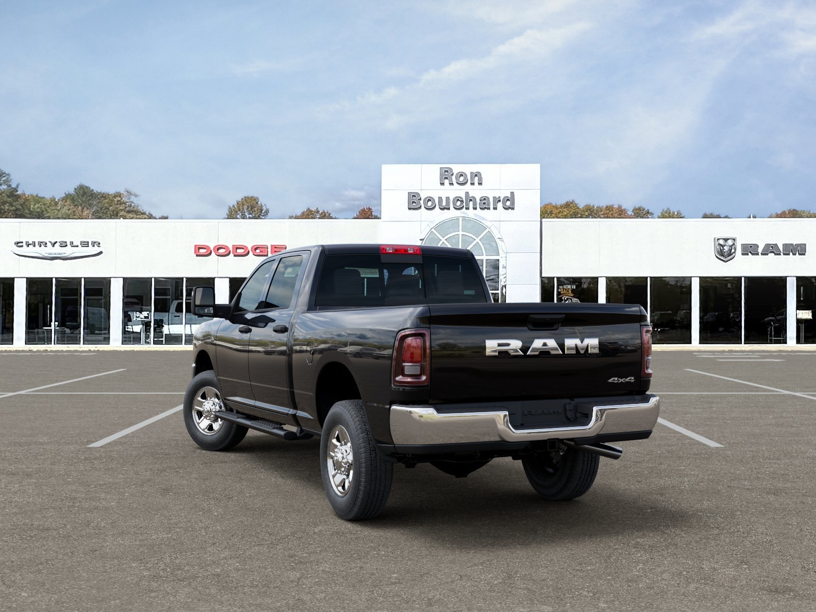 New 2027 Diamond Black Crystal Pearl-Coat Exterior Paint RAM Tradesman image 3