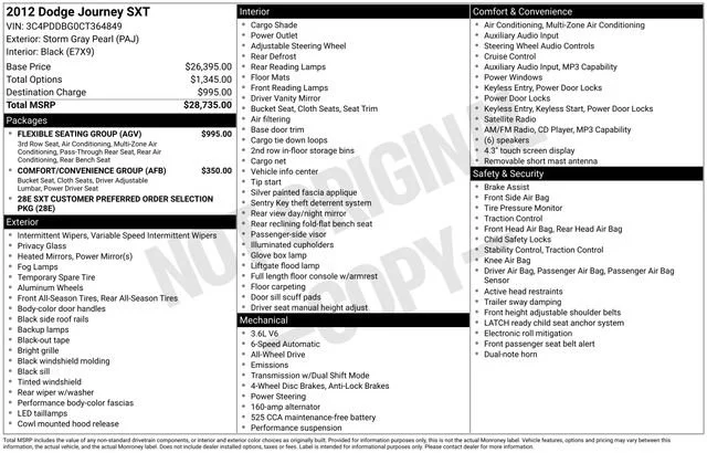 2012 Dodge Journey SXT AWD's photo