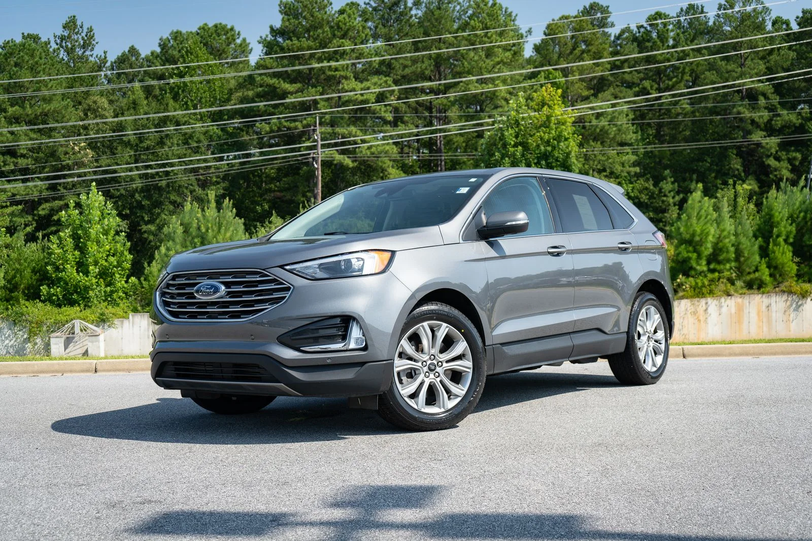 Used 2024 Gray Ford Titanium image 1