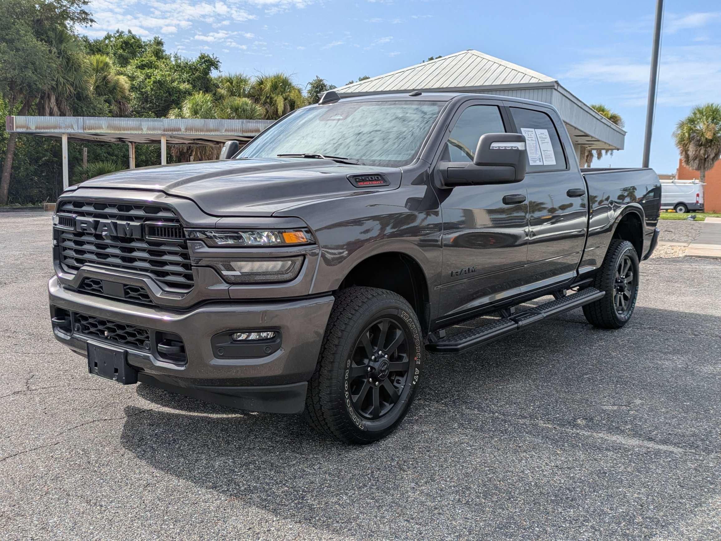 Used 2025 Granite Crystal Metallic Clearcoat Ram Big Horn image 9