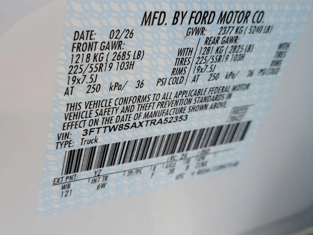 New 2026 Oxford White Ford Lariat® image 32