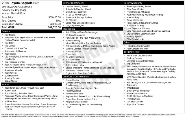 Used 2025 White Toyota SR5 image 38